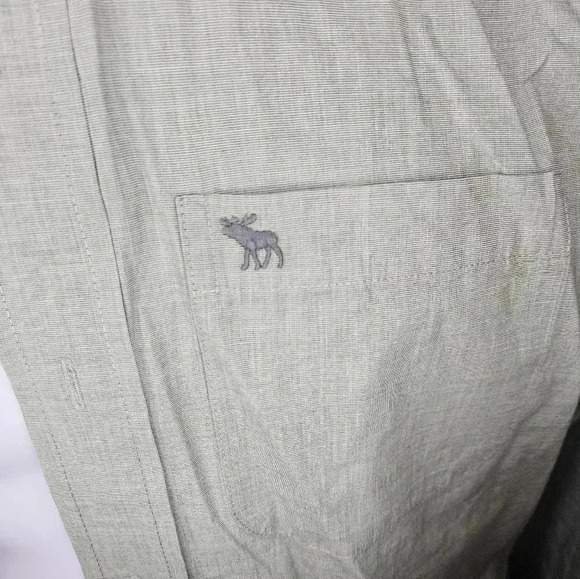 Abercrombie button down muscle shirt NEW - Picture 2 of 5